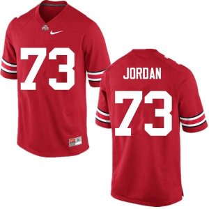 NCAA Ohio State Buckeyes Men's #73 Michael Jordan Red Nike Football College Jersey HXR6845RK